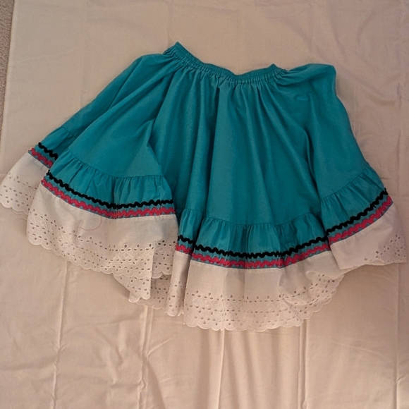 Blue and White Women's Skirt - Picture 1 of 3